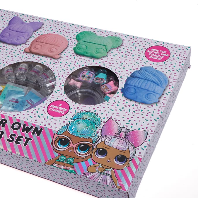 LOL Surprise Make Your Own Bath Bomb Set 98917 21700 10989173 Lol Surprise Make your own Make your own bath bomb set kids toys Creativity Home Bargains