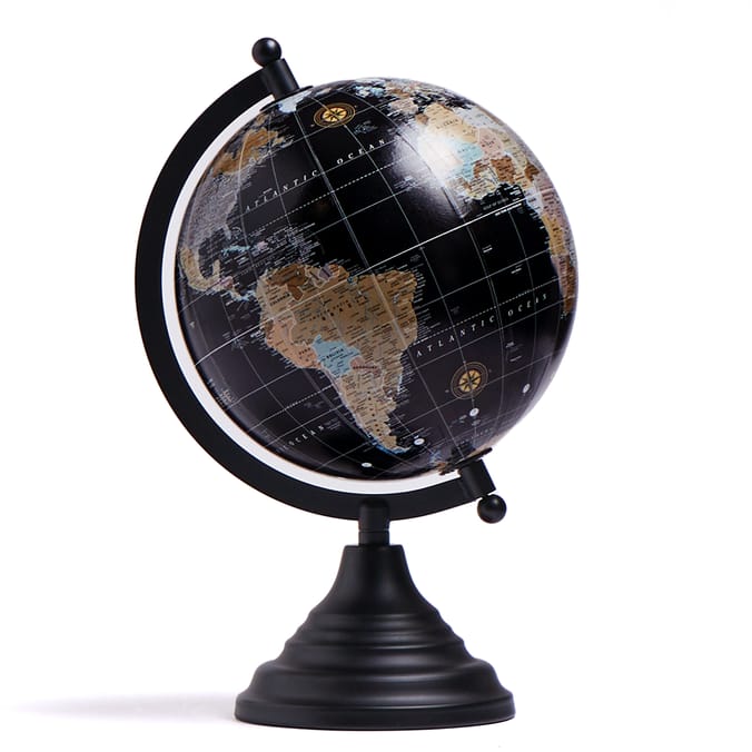 Home Collections: World Globe - Black