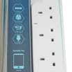 Equatech 4 Way Extension Socket With USB