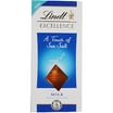 Lindt Milk Chocolate 100g Bar 'A touch of sea salt': Case of 20