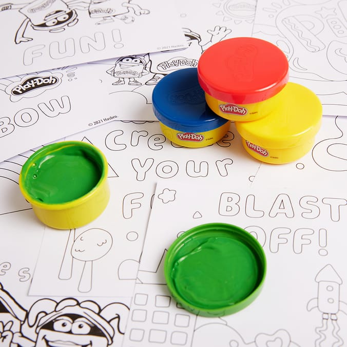 PlayDoh Finger Painting Set, 97725, 21878, 10977255, PlayDoh, Hasbro