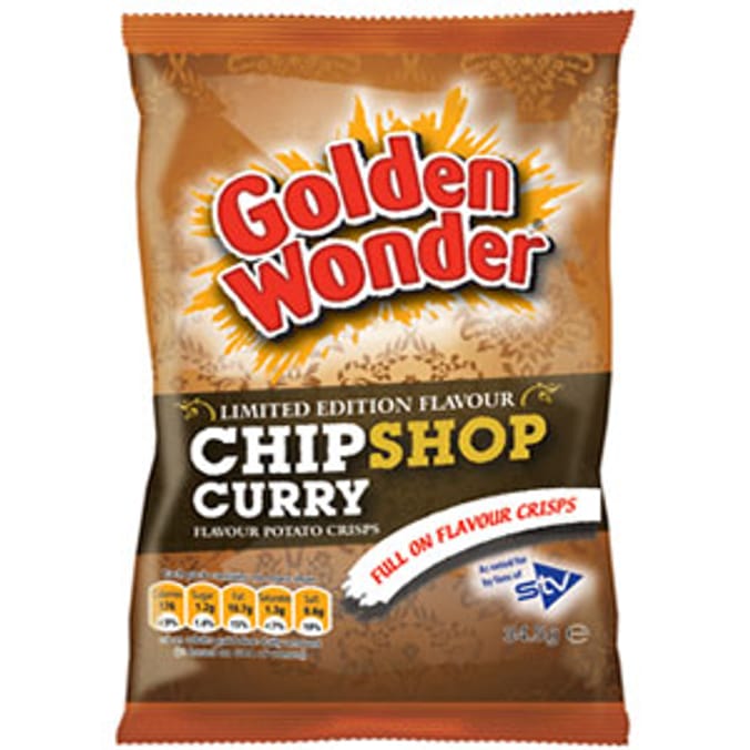 Golden Wonder Chip Shop Curry (Case of 48 Packs) Home Bargains