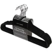 Essentials 10 Non-Slip Clothes Hangers: Black