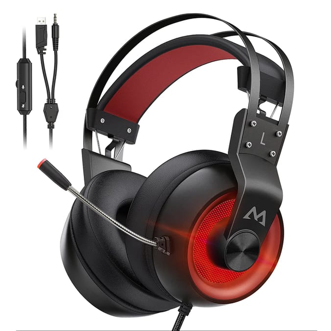 MPOW Gaming Headset EG3Pro Black Red 21946 87475b gaming