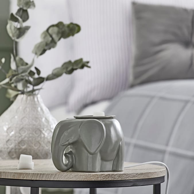 Wickford & Co Electric Wax Burner, elephant design, elephant wax