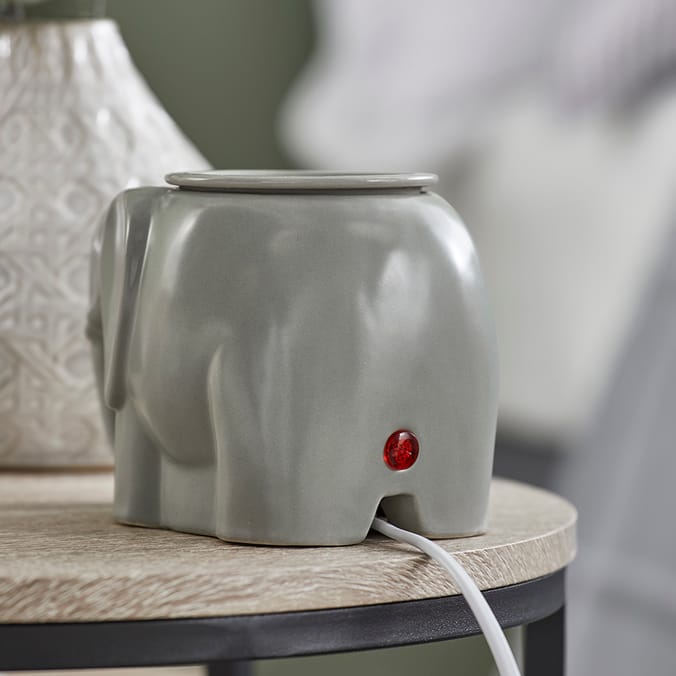 Wickford & Co Electric Wax Burner, elephant design, elephant wax