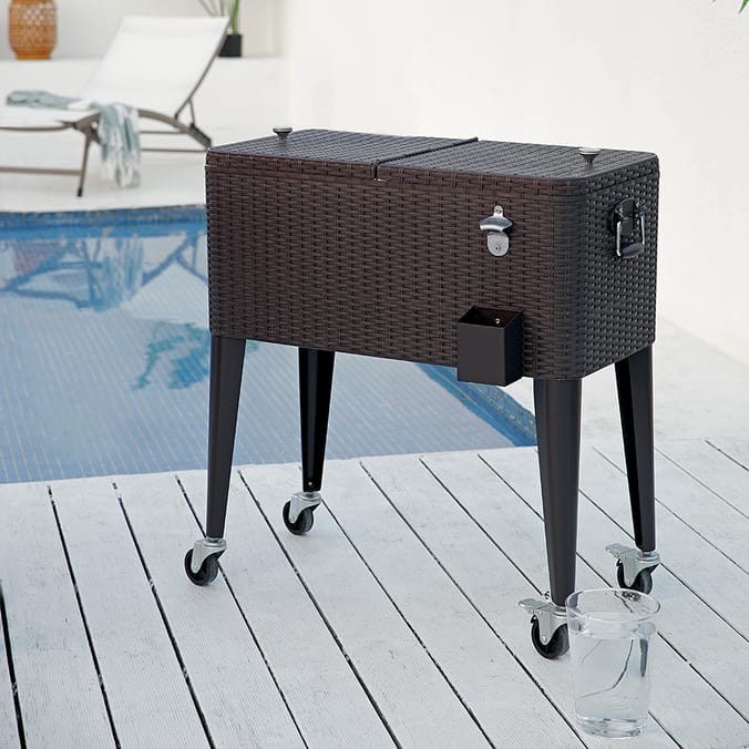 Rattan 2024 cooler cart