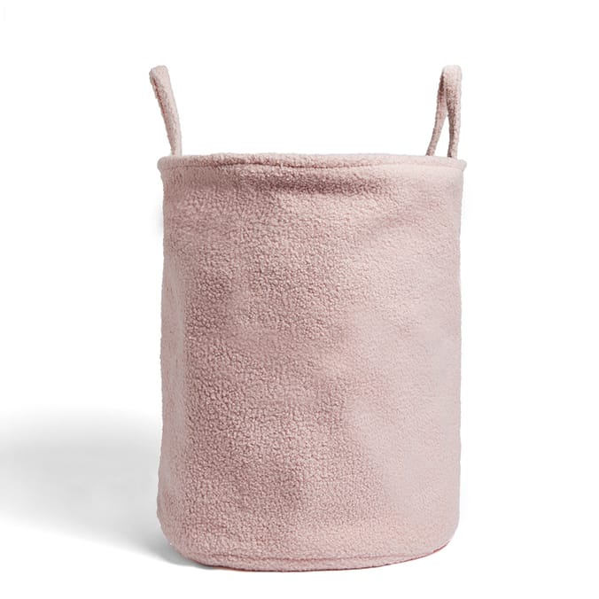 Teddy Soft: Large Round Storage Basket - Pink