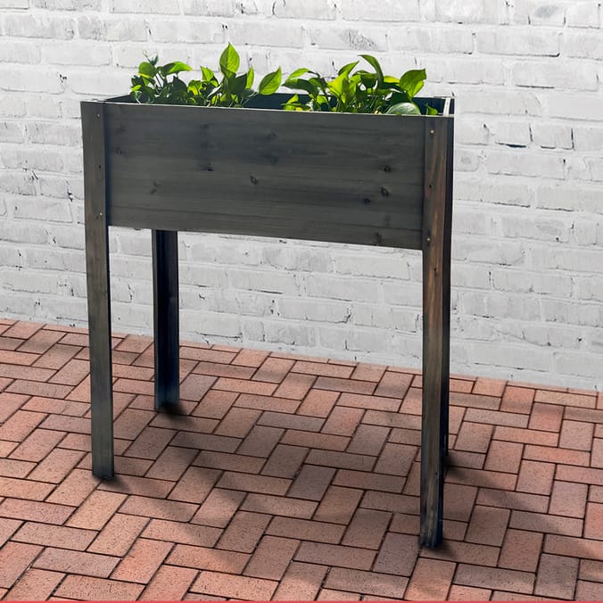 Jardin Raised Wooden Planter, garden, planter, garden planter, outdoor
