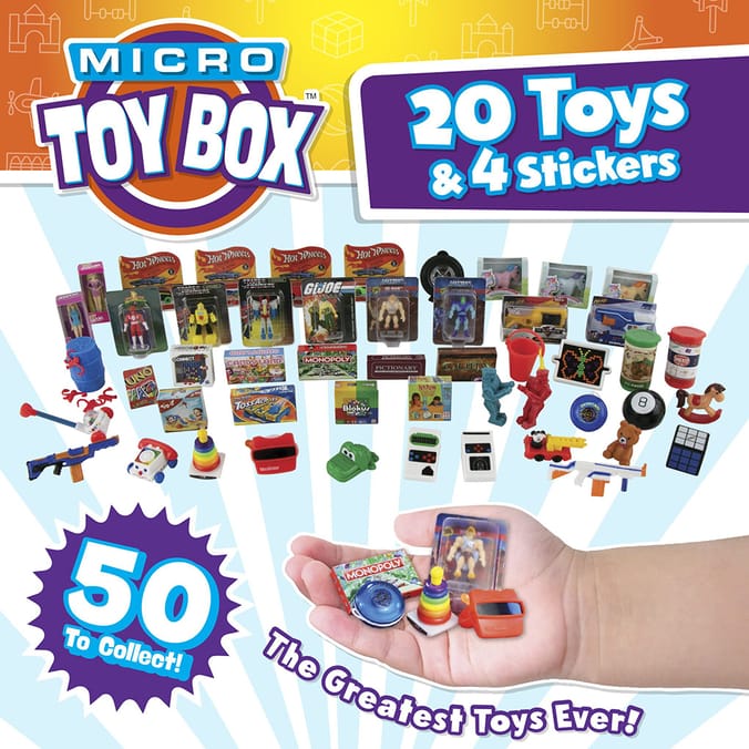 Micro Toy Box 20 Pack, Micro Toy Box, Toy Box, kids, toys, toy, child