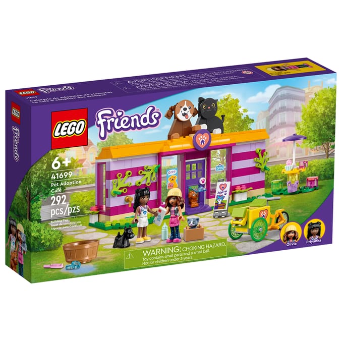 LEGO Friends Pet Adoption Cafe 41699 5702017152738 Home Bargains