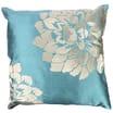 Catherine Lansfield Floral Cushion: Duck Egg