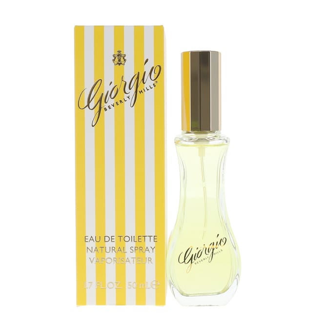 Giorgio Beverly Hills Giorgio EDT Spray 50ml perfume perfumes fragrance fragrances scent eau de toilette 715885000082 summer fragrance fragrances Home Bargains
