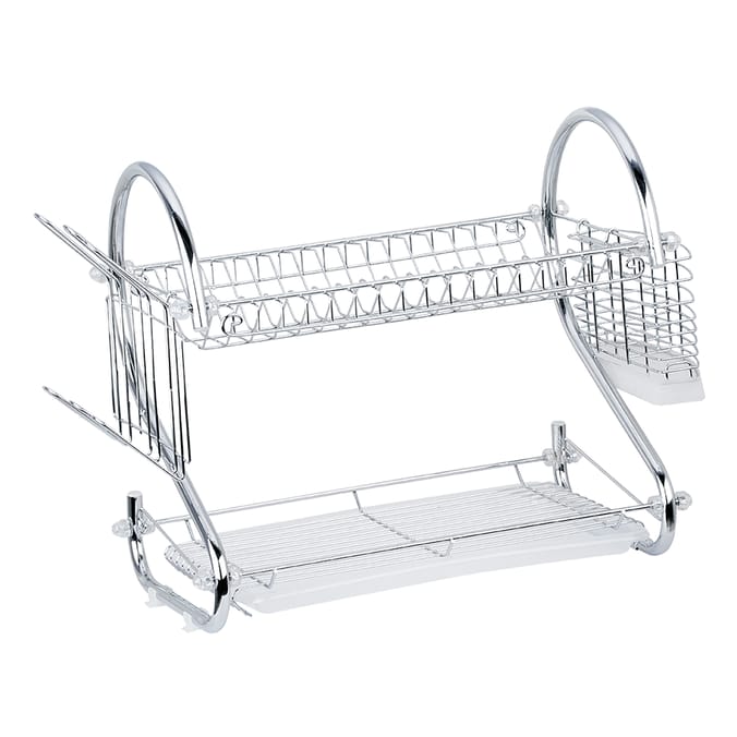 Kitchen Solutions Two Tier Dish Rack 95160 drainer racks