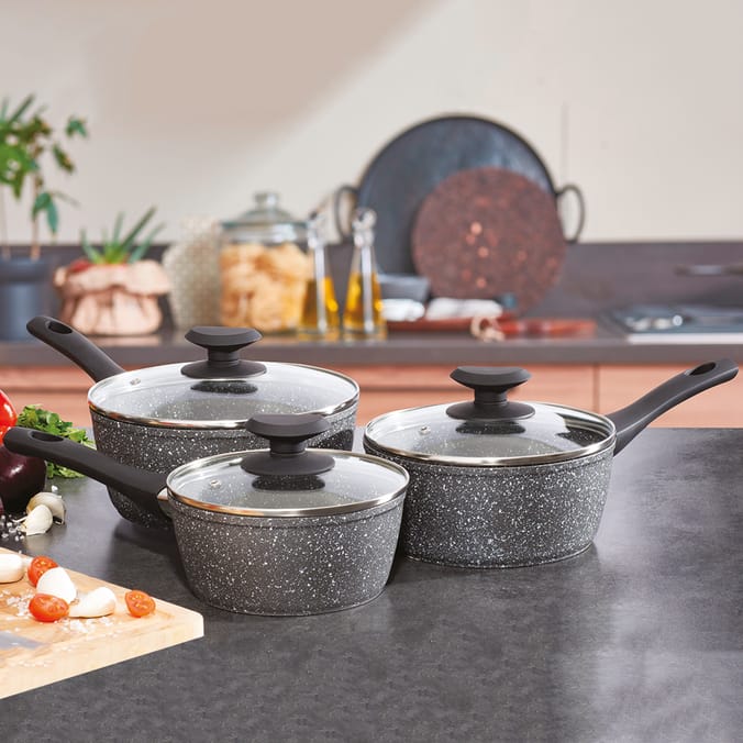 Hairy Bikers 3 Piece Saucepan Set, 16812, 5024996940985, saucepan, saucepans, pans, sets