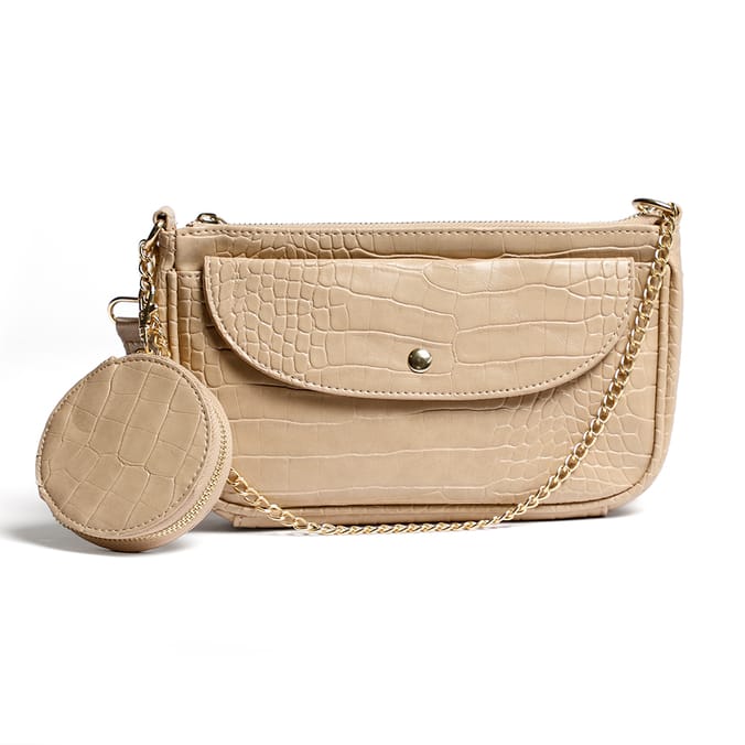 Jeff & Co by Jeff Banks: Crocodile Bag with Coin Purse