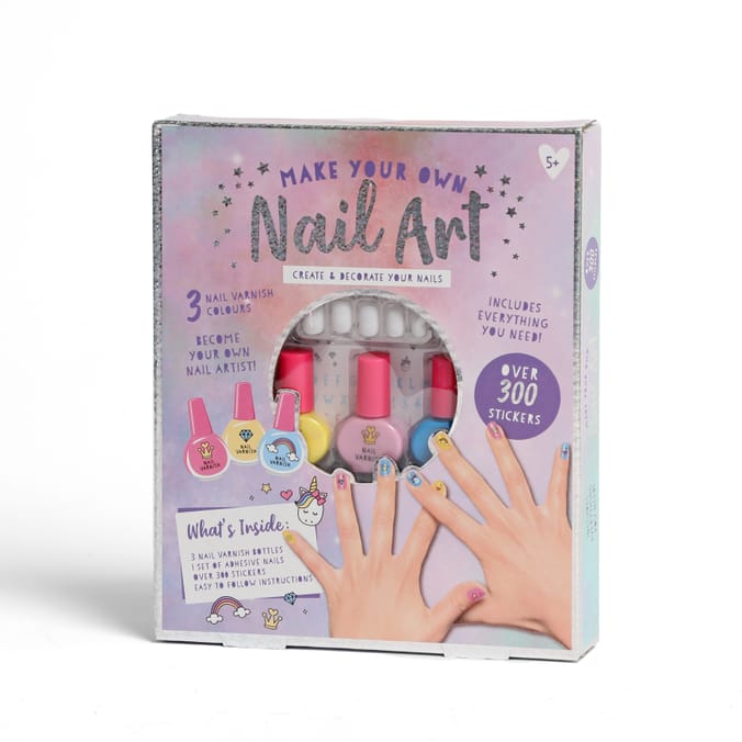 Make Your Own Nail Art, nails, polish, stickers, glitter, glittery