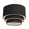 Home Collections: 3 Tier Pendant - Black