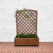 Jardin: Large Wooden Lattice Planter