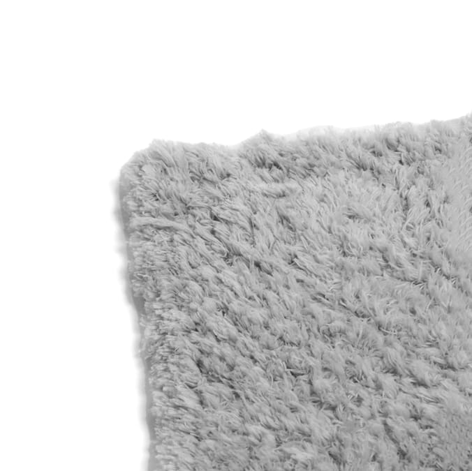 Bathroom Deep Pile Bath Mat Grey, super, soft, polyester, mats, rug