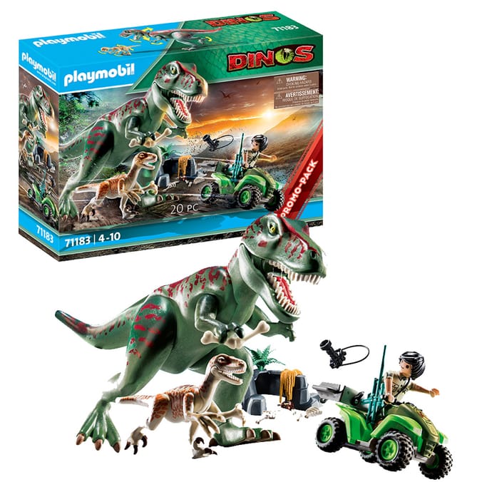 Playmobil Dinos 71183 - T-Rex Attack with Raptor & Quad NEW