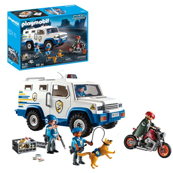 Playmobil money hot sale transport vehicle