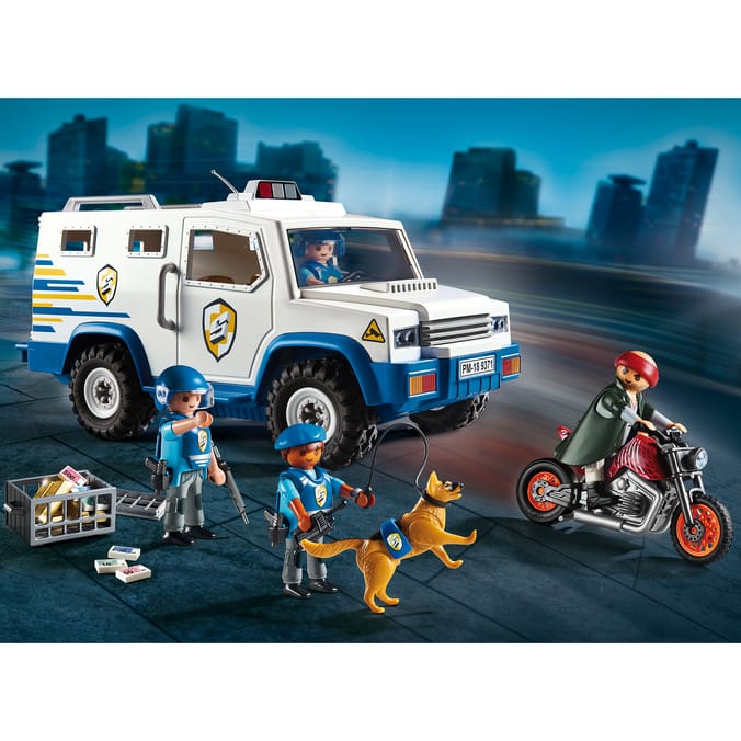 Playmobil money transport vehicle online