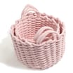 Home Collections: Round Cotton Rope Storage 2 Pack - Pink