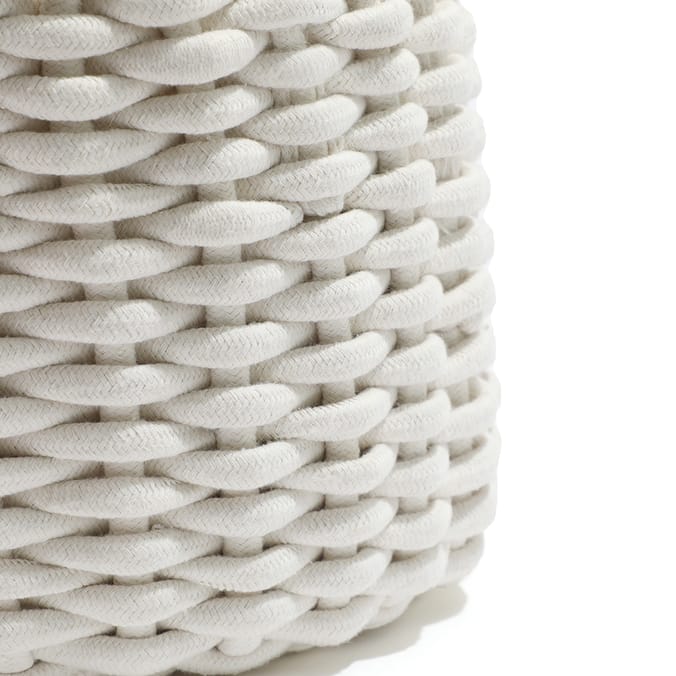 Home Collections: Round Cotton Rope Storage 2 Pack - Cream, Home ...