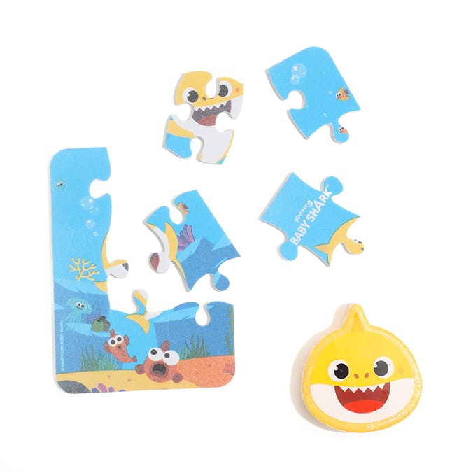 Baby Shark Bath Puzzle Set, 07963, 694, 5013692262422, Trefl, puzzle