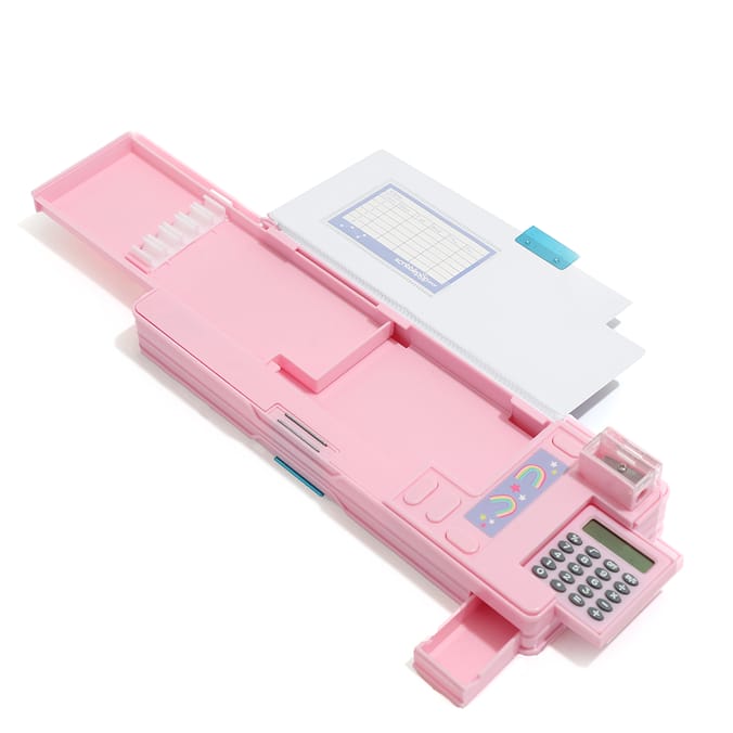 Scribble Pop Unicorn Multifunction Pencil Case,pencilcases, pencils