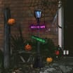 Haunted House: LED Halloween Lamp Post 5ft