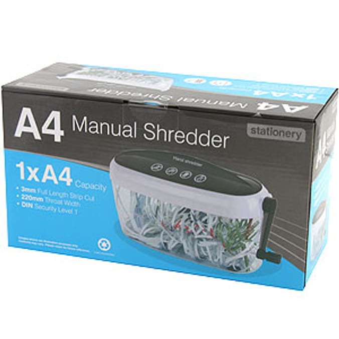 A4 Manual Shredder