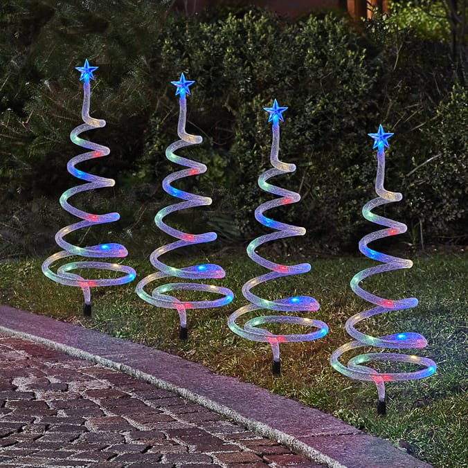 Prestige Battery Operated LED Spiral Light Set Warm White, Cool