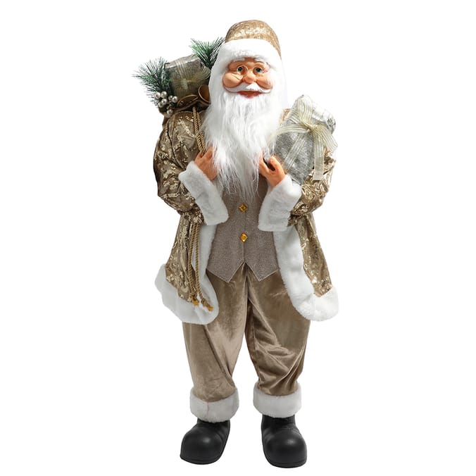 Festive Feeling: Santa 90cm - Gold