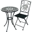 Mosaic Bistro Garden Set: Black