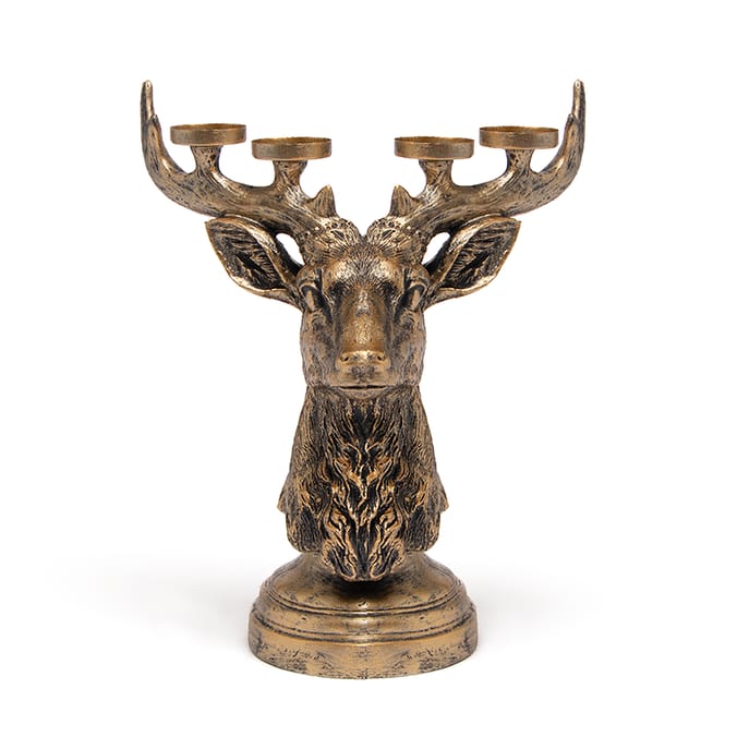 Home Collections Deer Tealight Holder Silver, candles stags deers