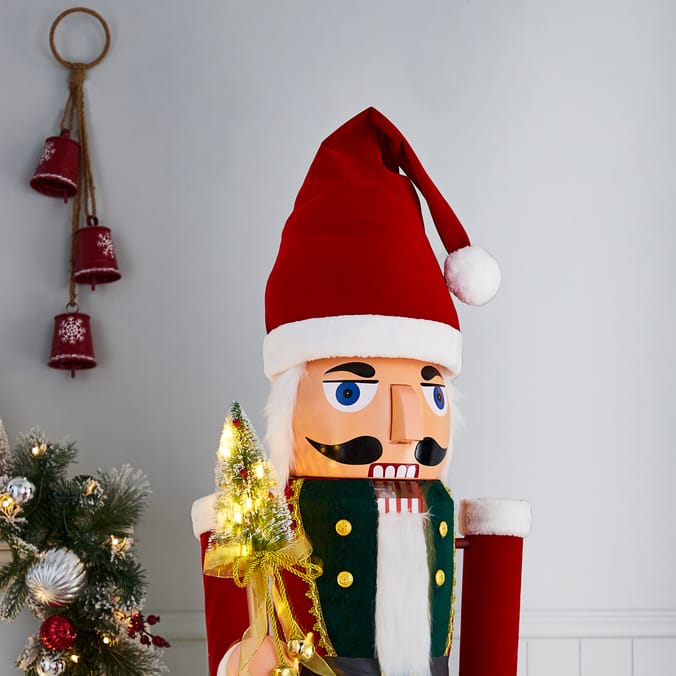 Festive Feeling Singing Nutcracker 62", 88300, nutcrackers, dec ,decs, decor, decorations