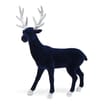 Festive Feeling: 20" Flocked Velvet Reindeer