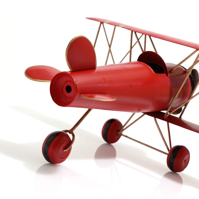 Festive Feeling: Metal Aeroplane, decoration, decorations, Christmas ...