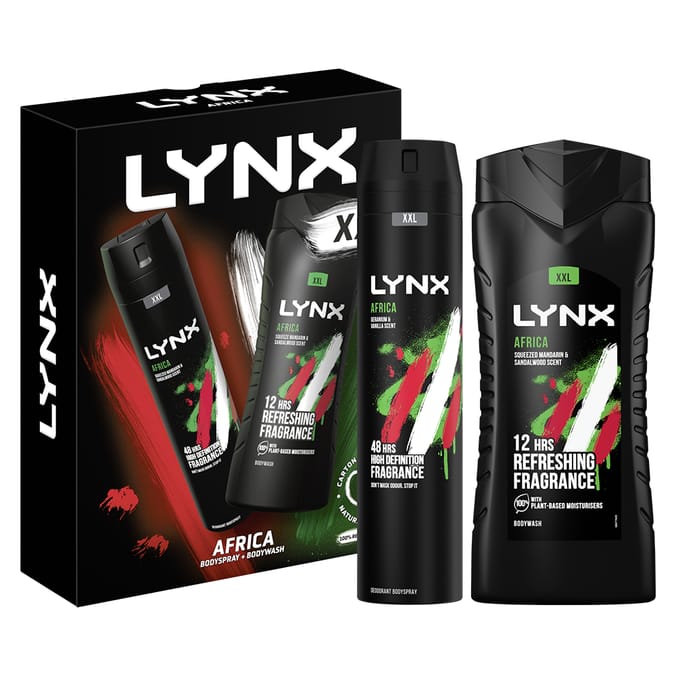 Lynx africa outlet gift set