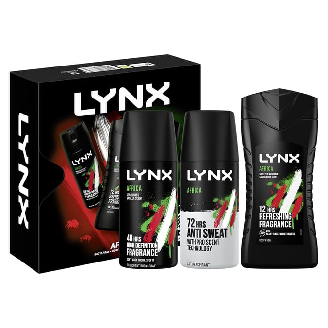 Lynx anti perspirant gift hot sale set