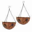 Jardin: 2 Hanging Baskets 12" - Leaf