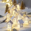 Festive Feeling: 10 LED Metal House Lantern Lights