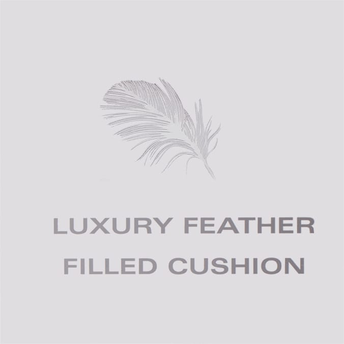 Home Collections XL Luxury Feather Filled Cushion GreyHome
