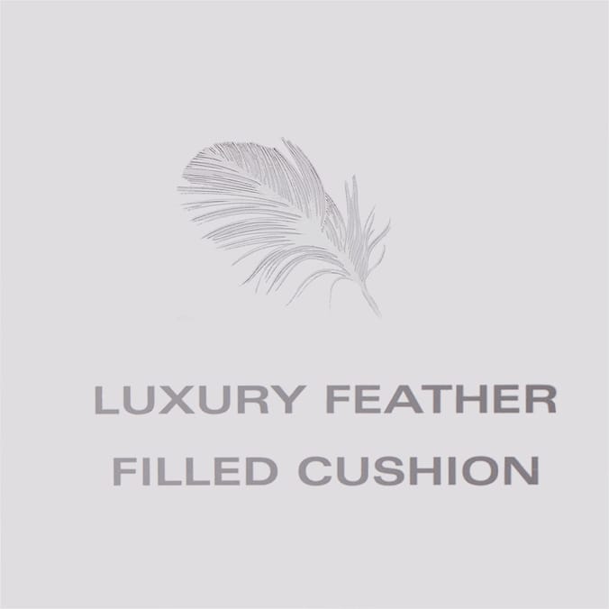 Home Collections: XL Luxury Feather Filled Cushion - Beige