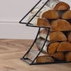 Home Collections Metal Tree Log Holder