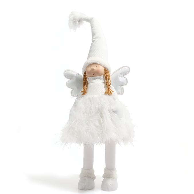 Festive Feeling: Large Light Up Fairy Plush - White , christmas ...