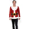 Festive Fun: Mens Novelty Red Santa Christmas Jumper 