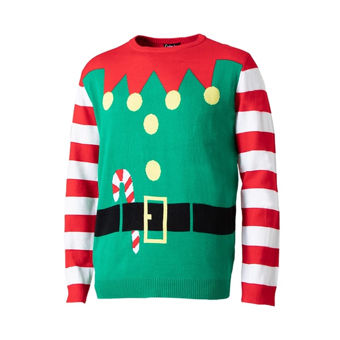 Mens elf outlet christmas sweater